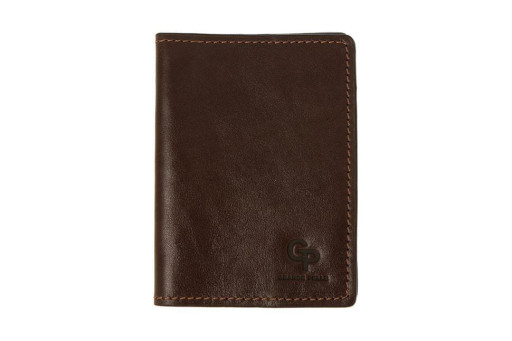 Обкладинка для паспорта, шоколад Grande Pelle 252620