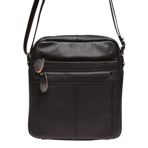 Чоловіча шкіряна сумка через плече Keizer K19980-brown