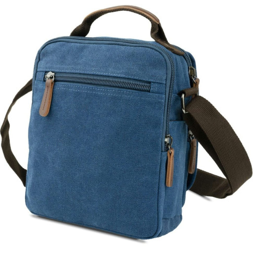 Універсальна текстильна чоловіча сумка на два відділення Vintage 20201