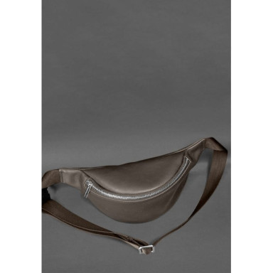Kanny Leather Fanny Bag Dark Beige