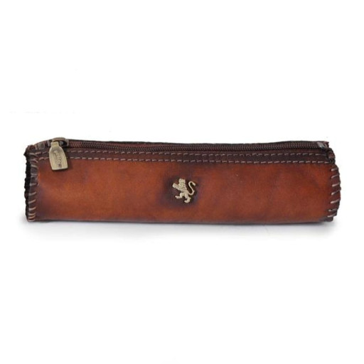 Pratesi BMA096 - Pencilcase in cow leather 096 Bruce Brown