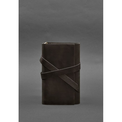 Шкіряний блокнот (Софт-бук) 1.0 темно-коричневий