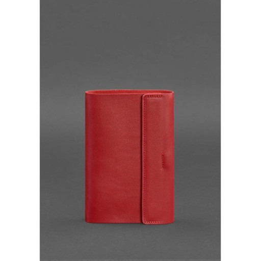 Шкіряний блокнот софт-бук 7.0 червоний