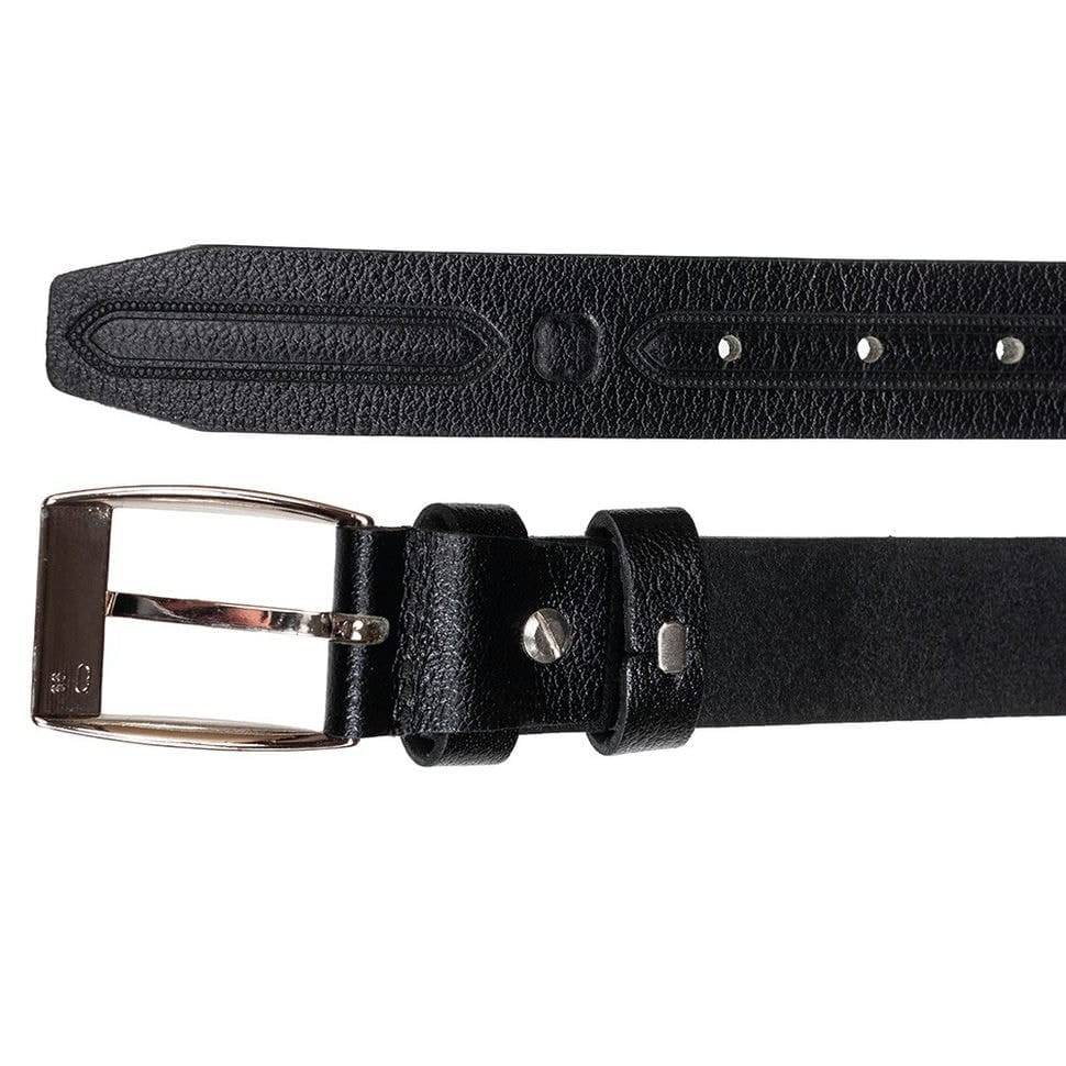 Ремінь шкіряний YSK класичний 3 см 1879-1 чорний