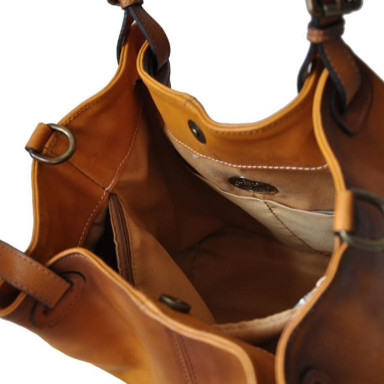 Pratesi BCL168/P - Collodi Small Woman Bag in cow leather Bruce Cherry