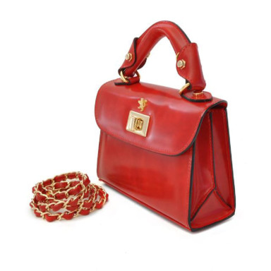 Pratesi RCF280/20 - Lucignano Small Handbag in cow leather Radica Coffee