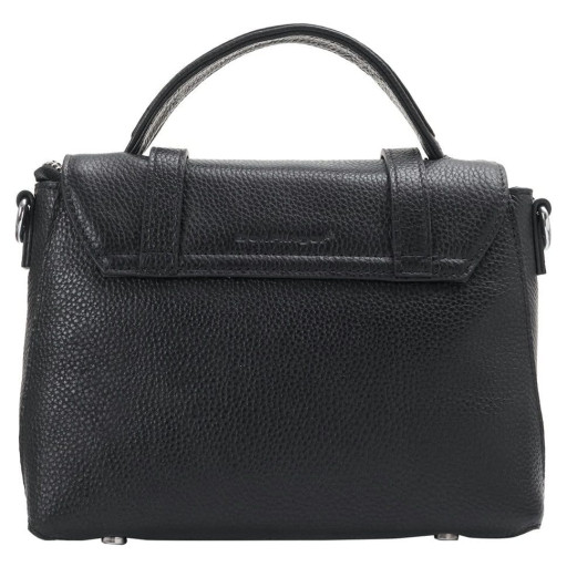 Сумка жіноча шкіряна DER FLINGER DF4019-101 чорна