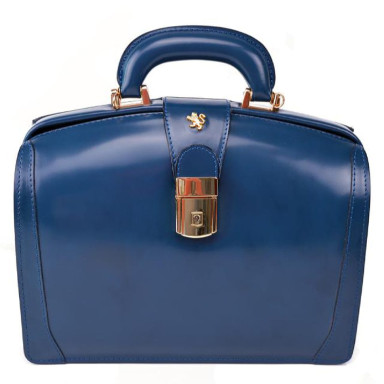 Pratesi RBL120/29T - Miss Brunelleschi R120/29T Bag in cow leather Radica Blue