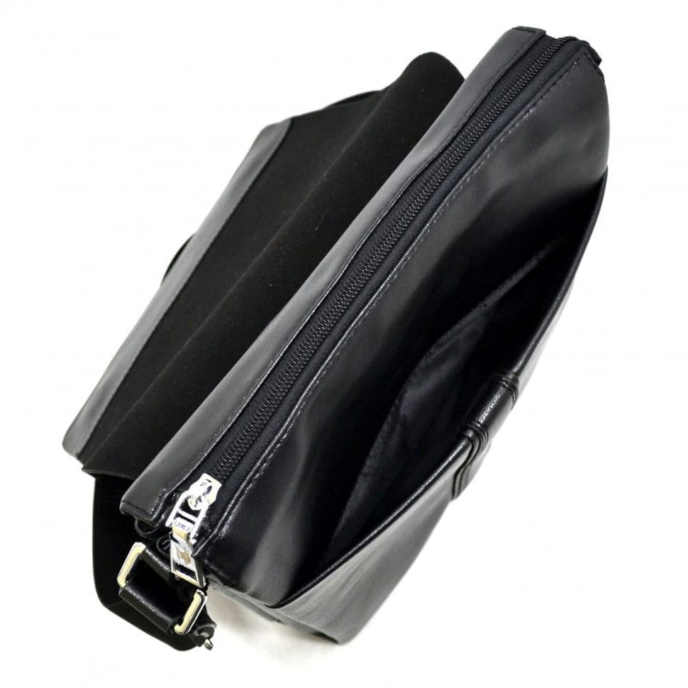 Барсетка м'яка із шкірозамінника ТМ Bonis 6821-1 чорна