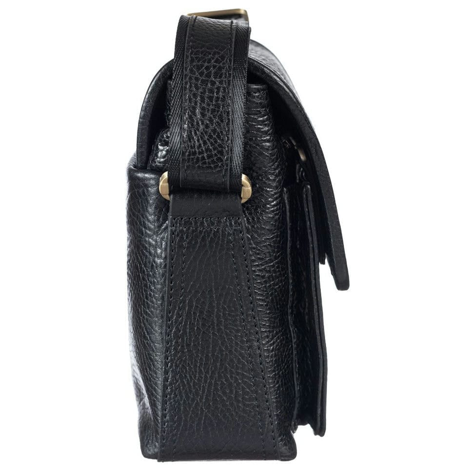 Барсетка м'яка шкіряна Tony Bellucci 5137-893 чорний флотар