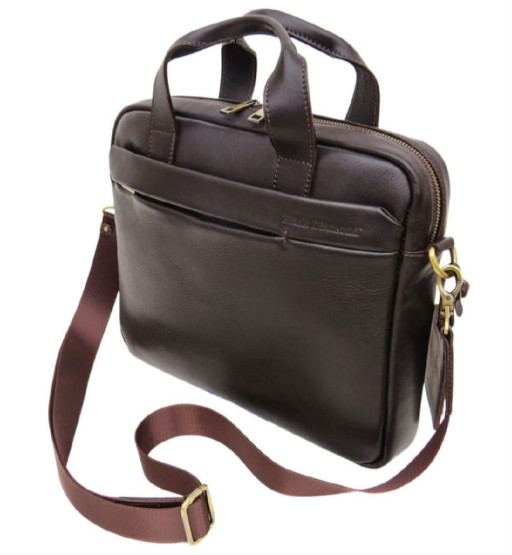 Чоловіча шкіряна сумка Black Diamond BD25C