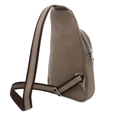 Рюкзак на одно плечо из мягкой кожи Tuscany Leather TL142022, рюкзак слинг
