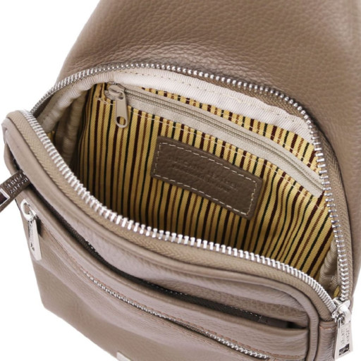 Рюкзак на одне плече з мякої шкіри Tuscany Leather TL142022, рюкзак слінг