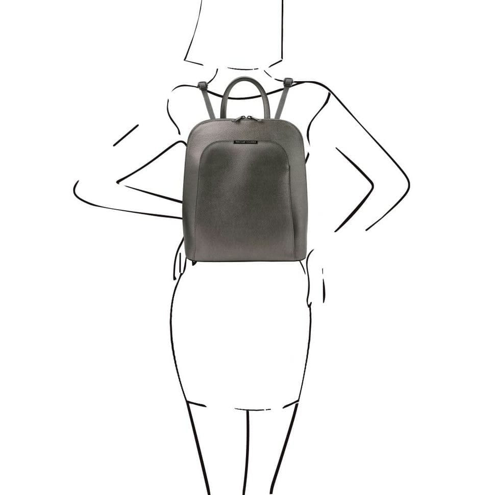 TL Bag Рюкзак зі шкіри металік Tuscany TL141645