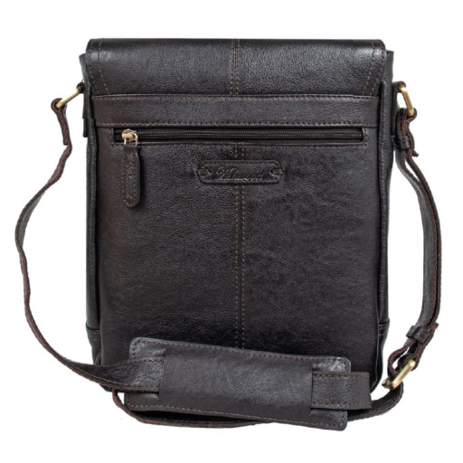 Сумка чоловіча Ashwood Benjamin Brown (Коричневий)