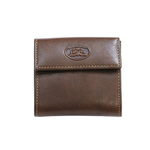 Монетниця шкіряна Italico 1642 cognac коньячний