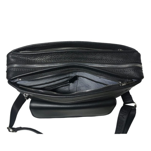 Сумка шкіряна Newcontatto 9058 чорний