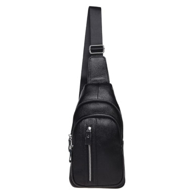 Keizer mens leather backpack K15055-black