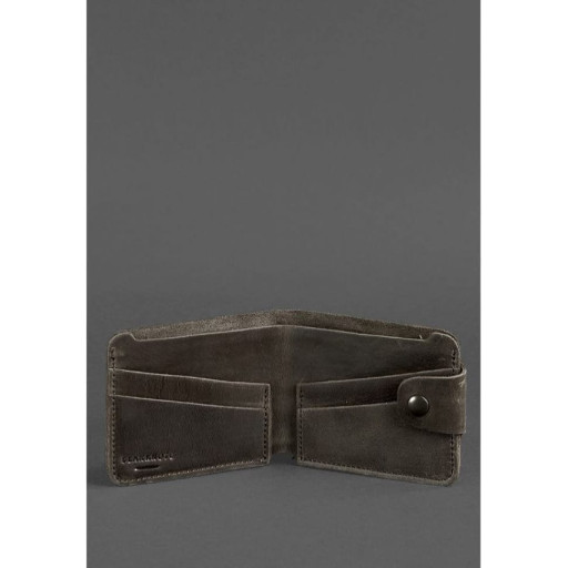 Шкіряне портмоне 4.3 темно-коричневе