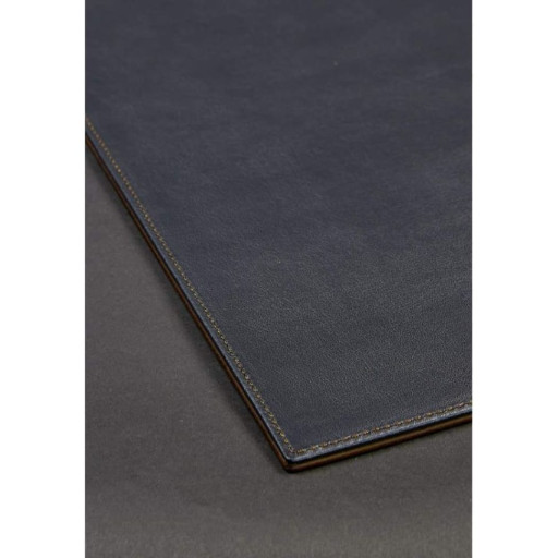 Накладка на стіл керівника - Шкіряний бювар 1.0 Світло-коричневий Crazy Horse