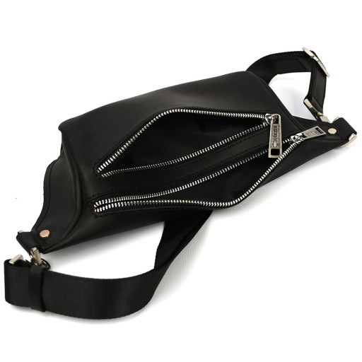 Сумка бананка в розмірі М TARWA RA-3105-3lx чорна 3 відділення