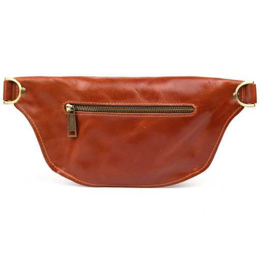 TARWA GBalc-3105-3lx 3-compartment fanny pack, size M, cognac