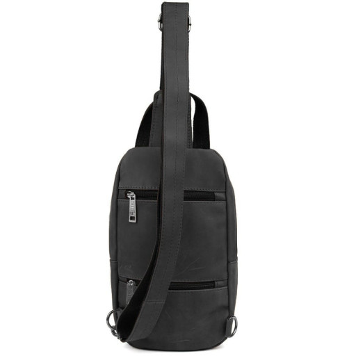 Рюкзак слінг шкіряний з кишенями TARWA RA-6010-3md 