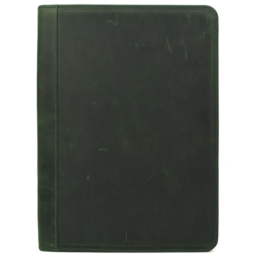 Кожаная папка на молнии для документов А4+ TARWA RE-1296-4lx