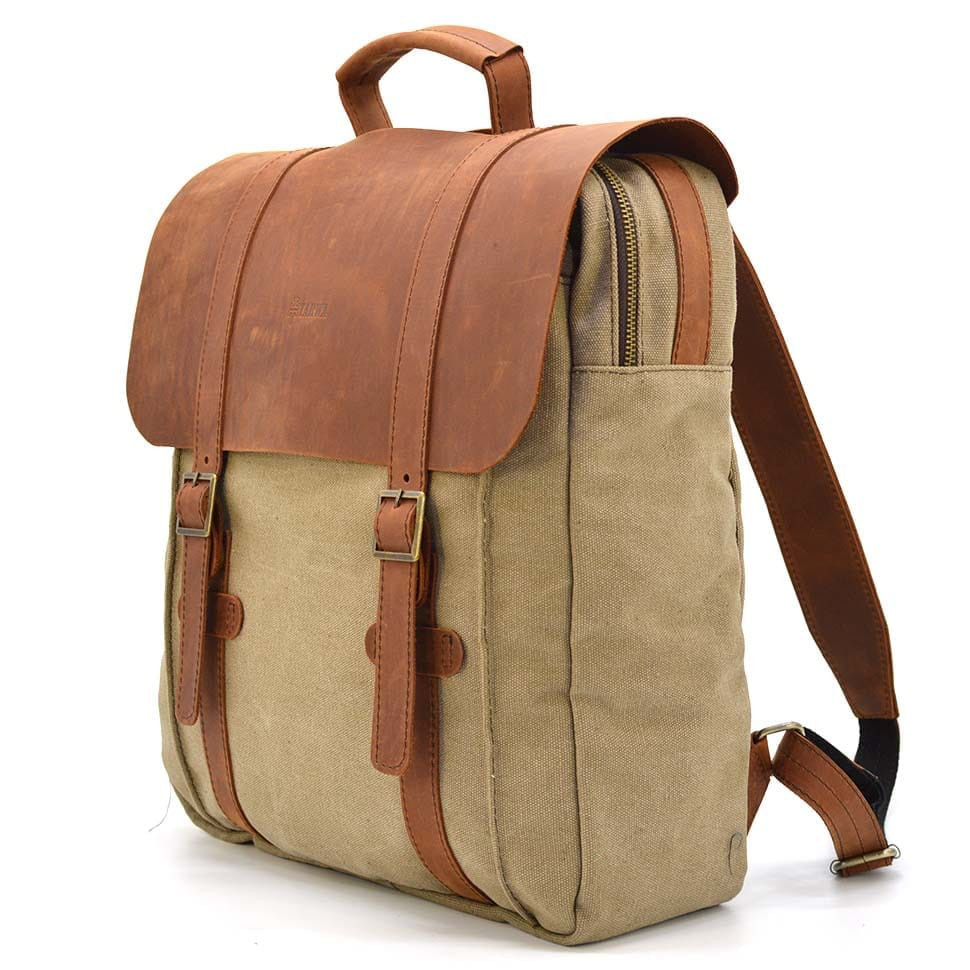 Backpack bag for canvas laptop TARWA RBs-3420-3md red