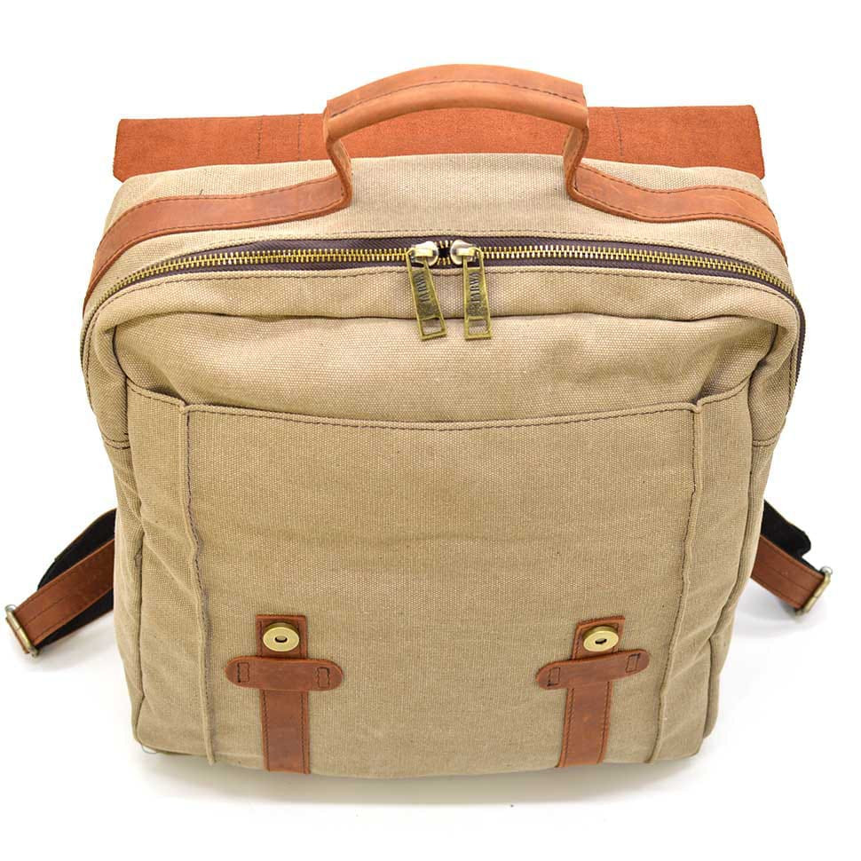 Backpack bag for canvas laptop TARWA RBs-3420-3md red