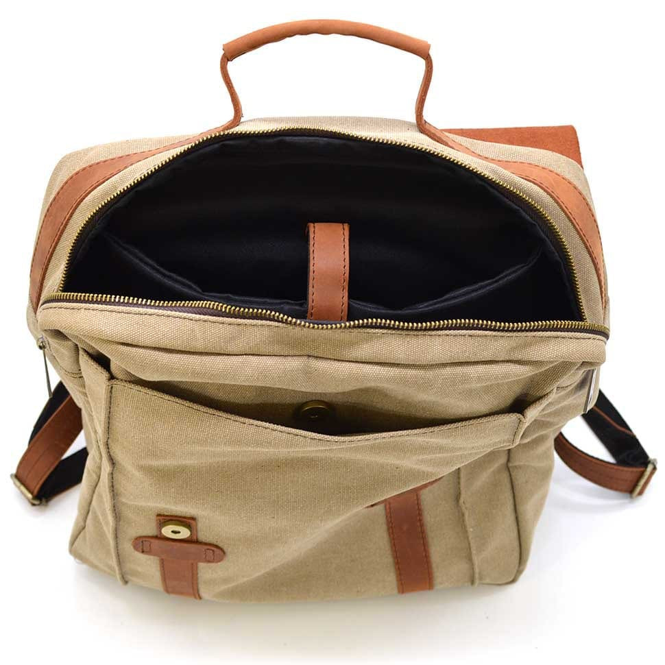 Backpack bag for canvas laptop TARWA RBs-3420-3md red