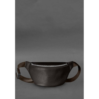 Kanny Leather Fanny Pack Dark Brown