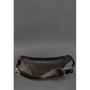 Kanny Leather Fanny Pack Dark Brown