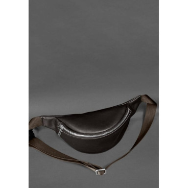 Kanny Leather Fanny Pack Dark Brown