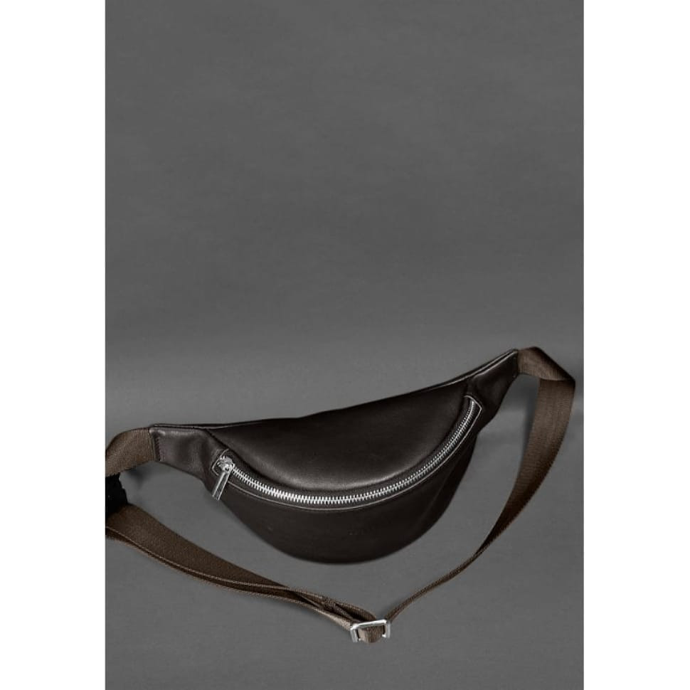 Kanny Leather Fanny Pack Dark Brown