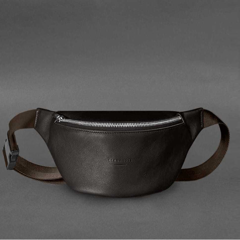 Kanny Leather Fanny Pack Dark Brown