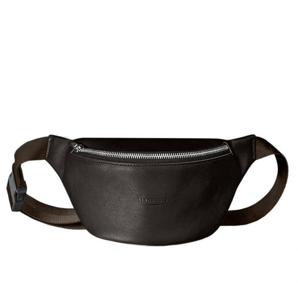 Kanny Leather Fanny Pack Dark Brown