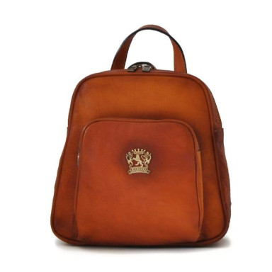 Pratesi BCO185 - Sirmione Backpack in cow leather Bruce Cognac