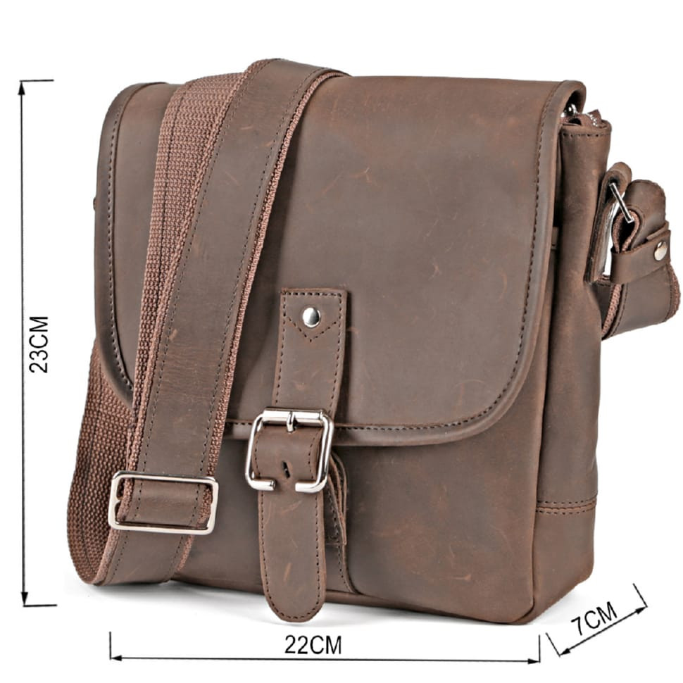 SHVIGEL Bag 00890 Vintage Leather Brown