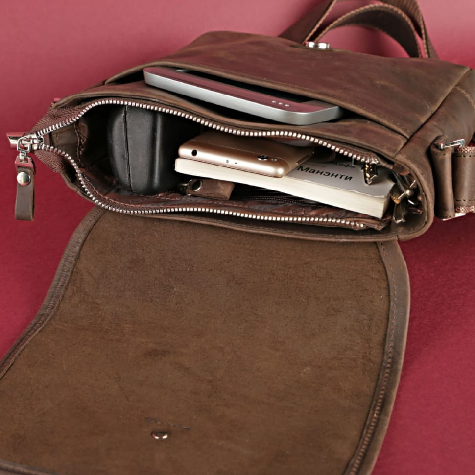 SHVIGEL Bag 00890 Vintage Leather Brown