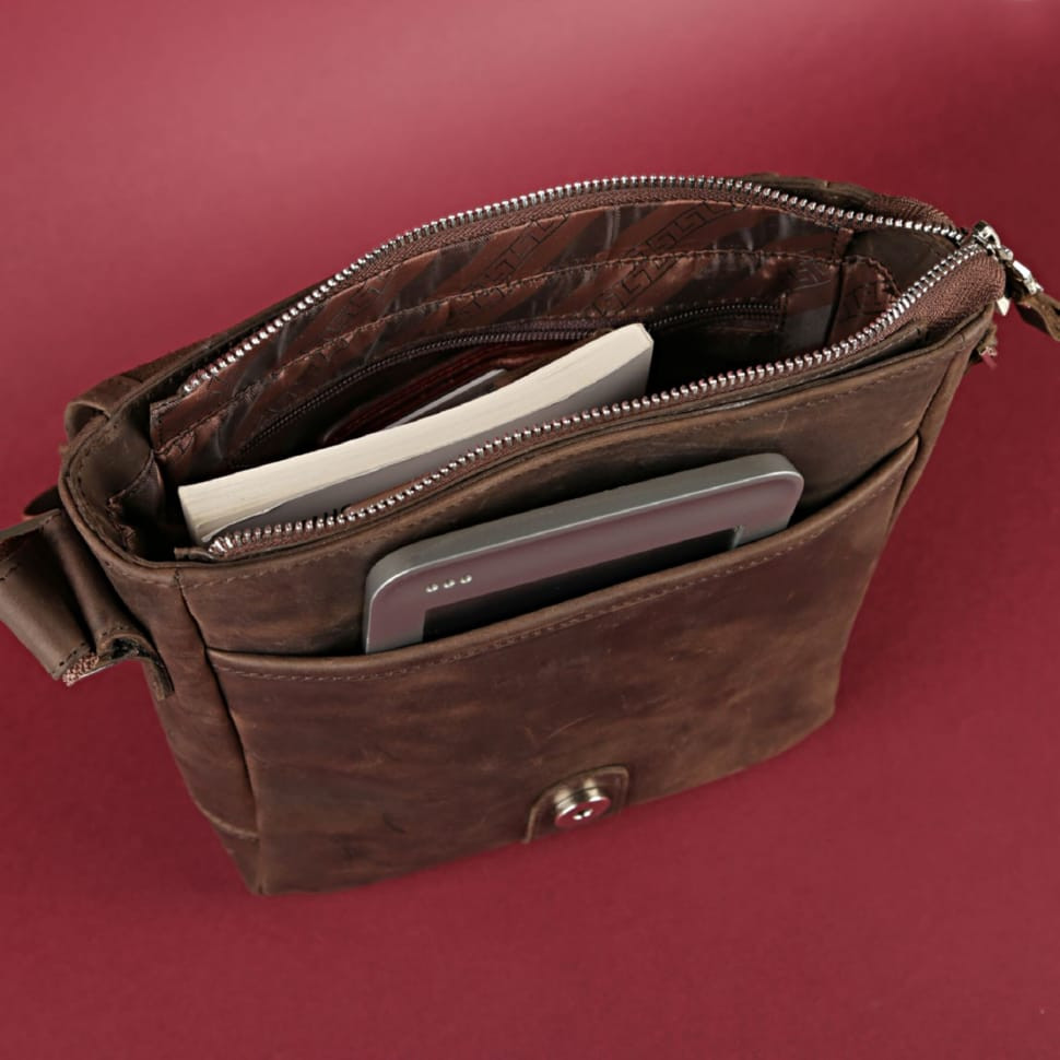 SHVIGEL Bag 00890 Vintage Leather Brown