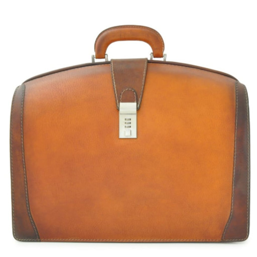 Pratesi BCO120/B - Briefcase для ноутбука Brunelleschi Bold in cow leather Bruce Cognac