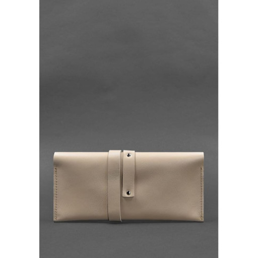 Шкіряний жіночий тревел-кейс Voyager 1.0 світло-бежевий