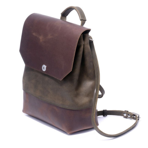 Сумка-Рюкзак комбінований жіночий Асті, колір - Зелений 039іо