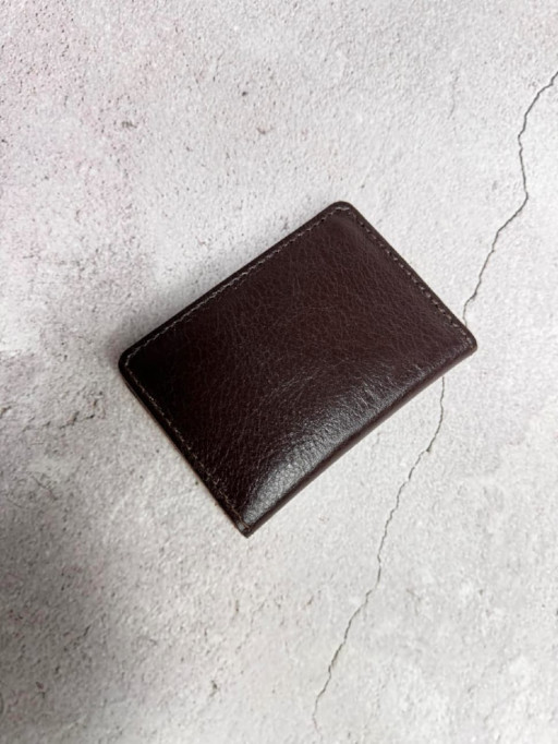 Темно-коричнева шкіряна обкладинка для прав Newery N2216NKC