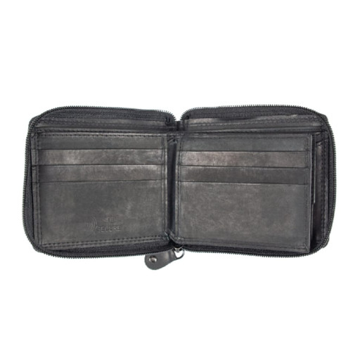 Гаманець шкіряний чоловічий JCB NC38MN Black (Чорний)