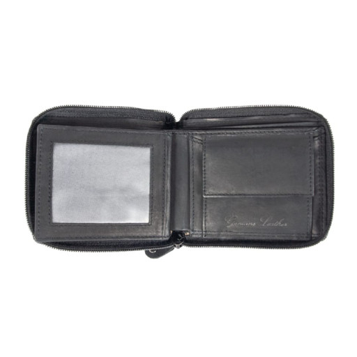 Гаманець шкіряний чоловічий JCB NC38MN Black (Чорний)