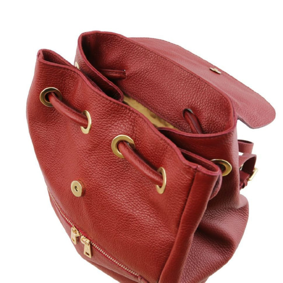 М'яка шкіра Жіночий рюкзак від Тоскани TL141697 