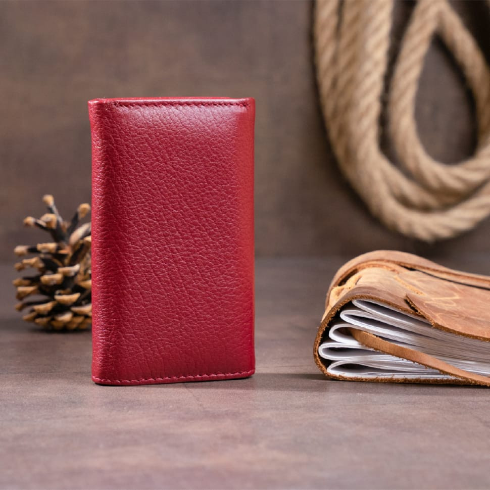Ключница-кошелек женская ST Leather 19226 Бордовая