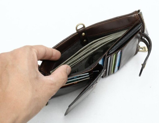 Гаманець універсальний Vintage 14682 Темно-коричневий